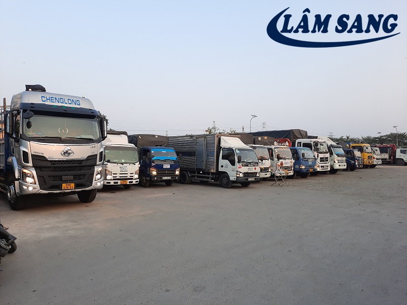 Cho thuê xe tải chở hàng KCN Thái hòa