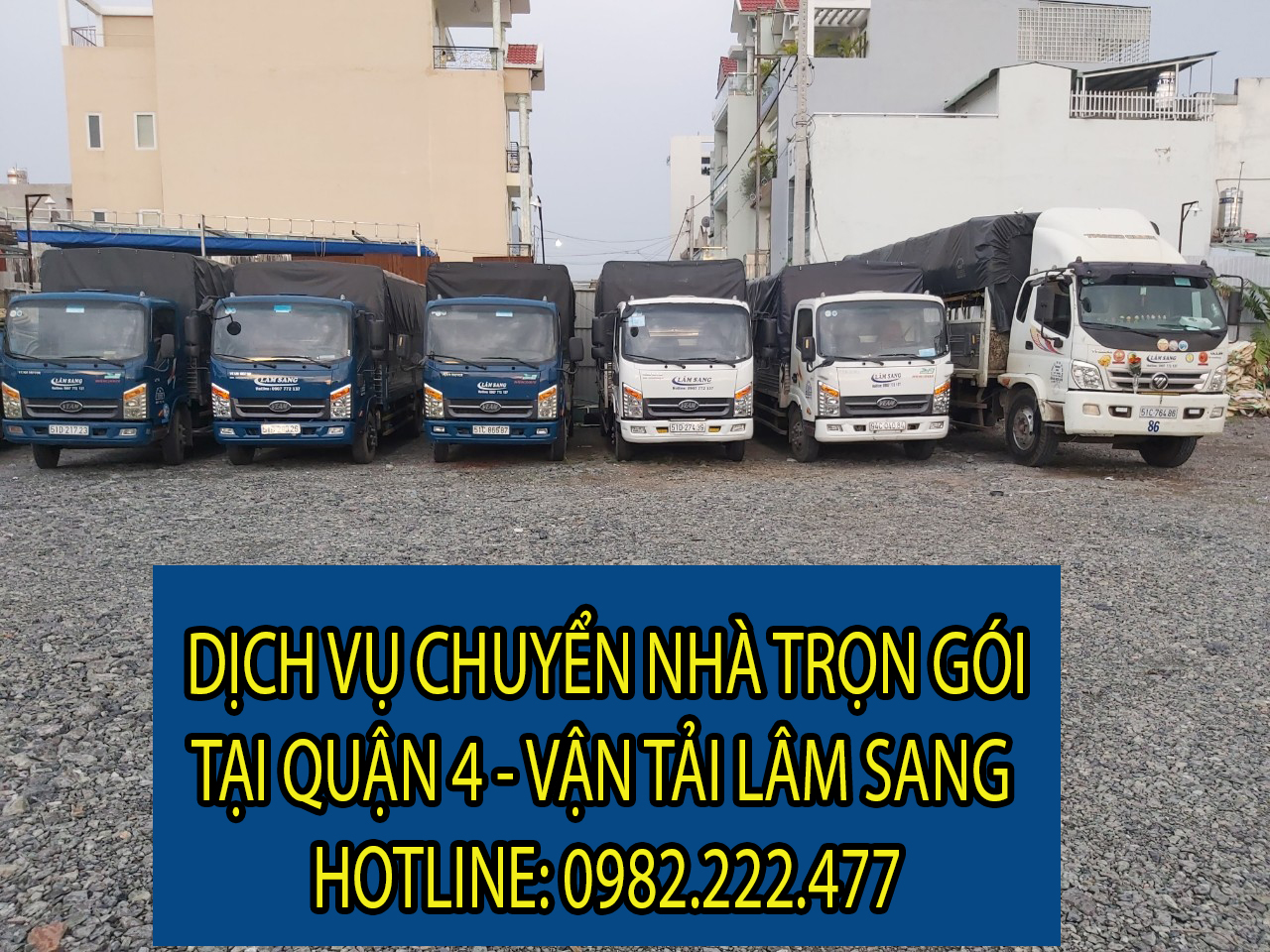 Dịch vụ chuyển nhà trọn gói tại Quận 4 - Vận tải Lâm Sang