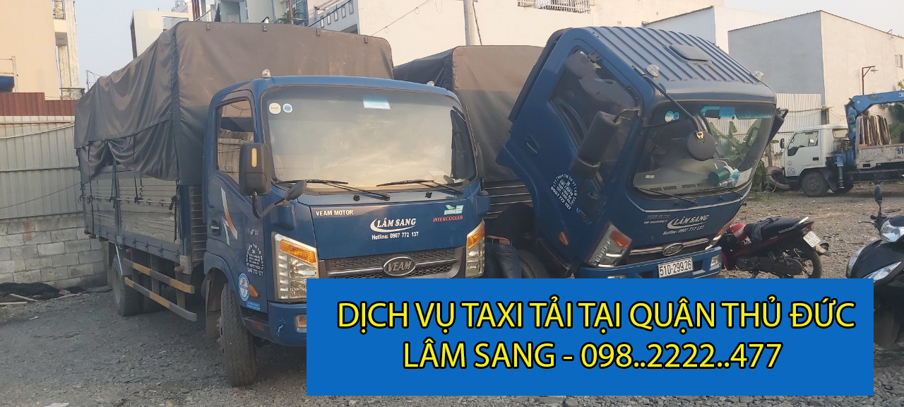 Taxi tải Lâm Sang Quận Thủ Đức giá rẻ và uy tín