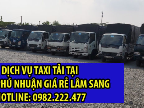 Taxi tải Quận Phú Nhuận giá rẻ và uy tín