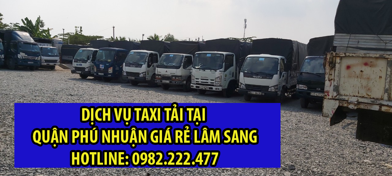 Taxi tải Quận Phú Nhuận giá rẻ và uy tín