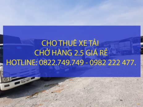 Cho thuê xe tải chở hàng tại khu vực bến xe Miền Đông – Quận Bình Thạnh