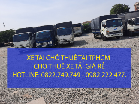 Cho thuê xe tải chở hàng tại khu vực bến xe Miền Đông – Quận Bình Thạnh