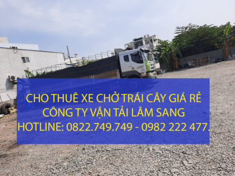 Cho thuê xe tải chở hàng tại khu vực bến xe Miền Đông – Quận Bình Thạnh