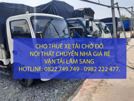 Cho thuê xe tải chở hàng tại khu vực bến xe Miền Đông – Quận Bình Thạnh