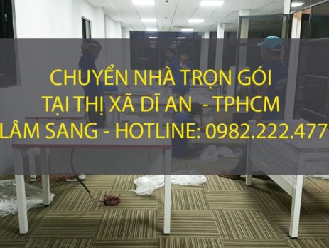 Chuyển nhà trọn gói tại Dĩ An – Công ty Lâm Sang