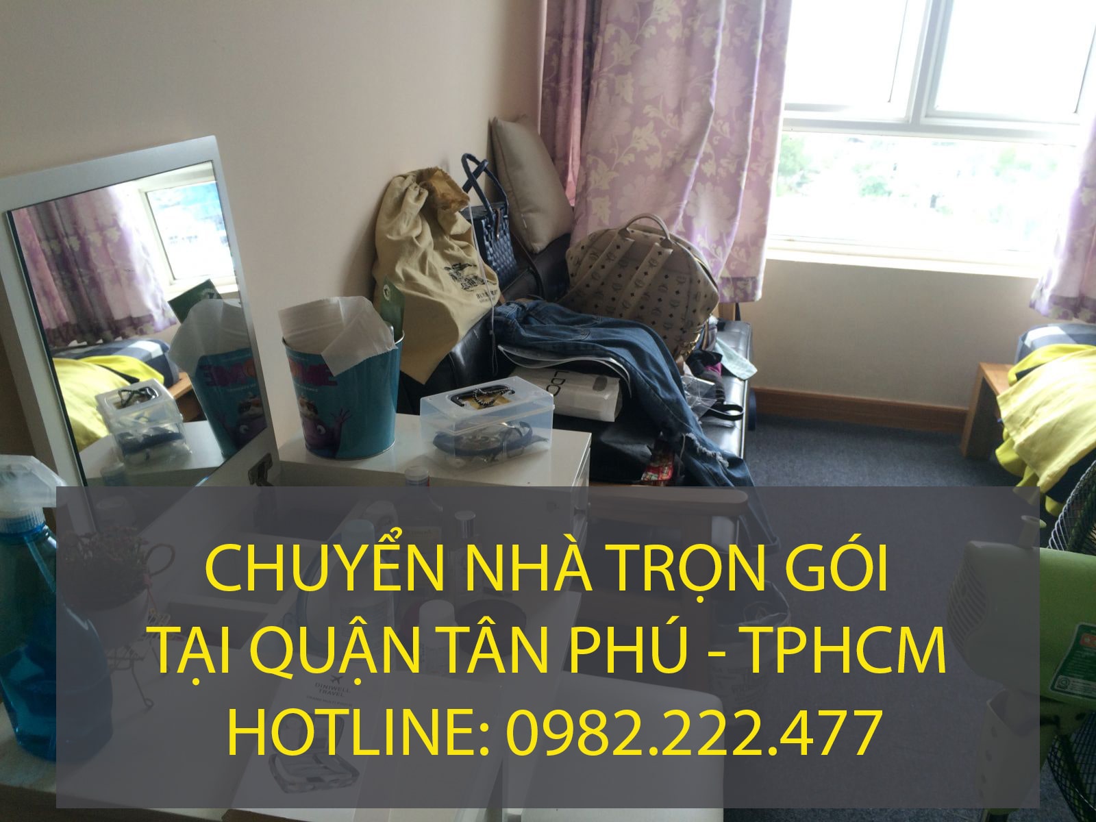 Chuyển nhà trọn gói tại Quận Tân Phú giá rẻ - công ty Lâm Sang