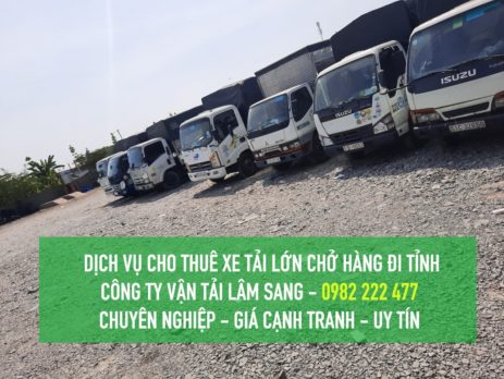 Dịch vụ cho thuê xe tải lớn từ TPHCM đi tỉnh