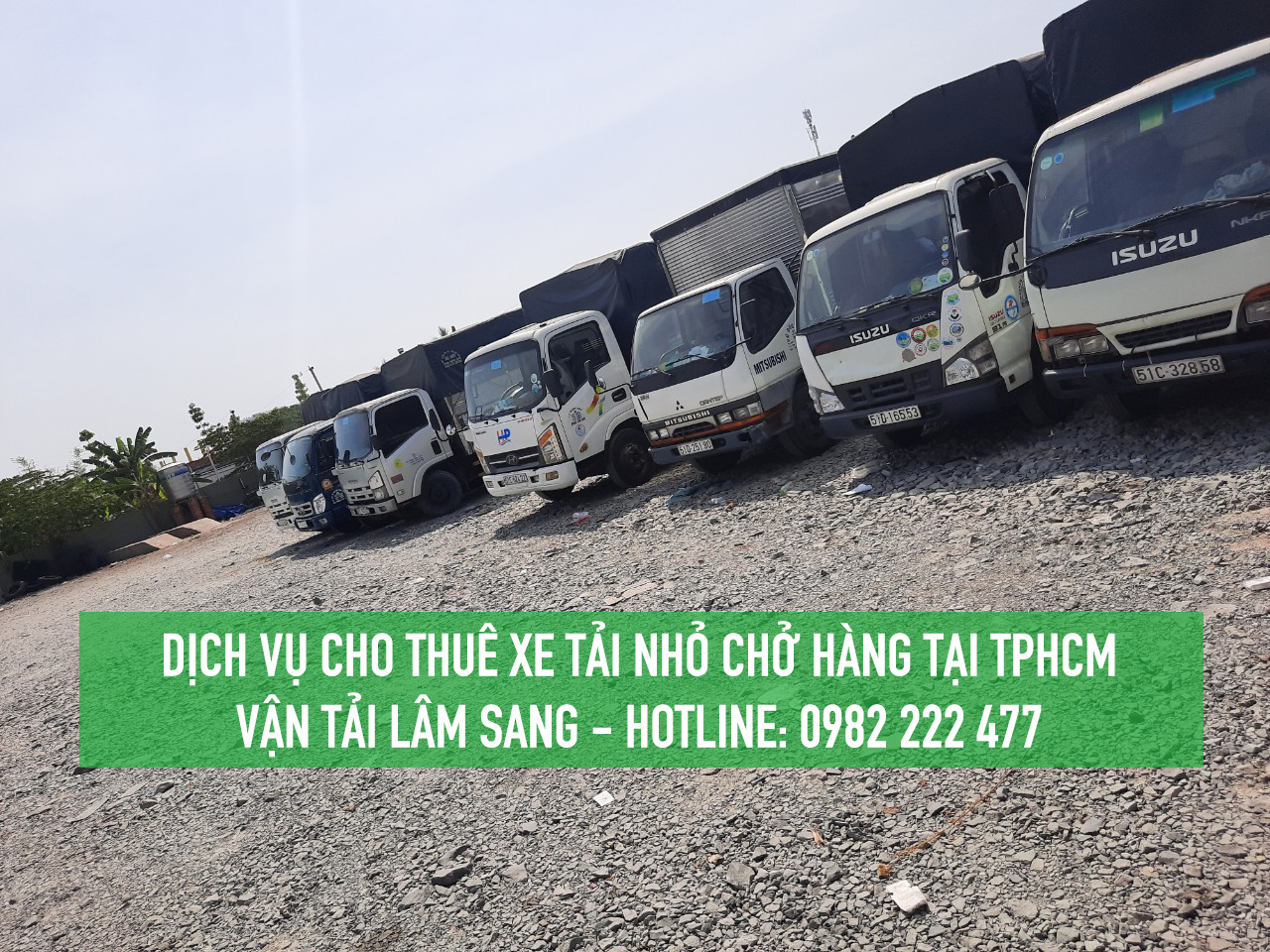 Dịch vụ cho thuê xe tải nhỏ chở hàng giá rẻ tại TPHCM