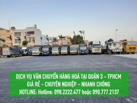 Dịch vụ vận chuyển hàng hoá Quận 3