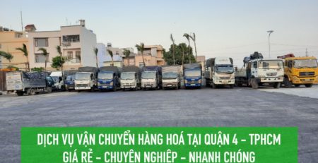 Dịch vụ vận chuyển hàng hoá Quận 4 GIÁ RẺ - Lâm Sang