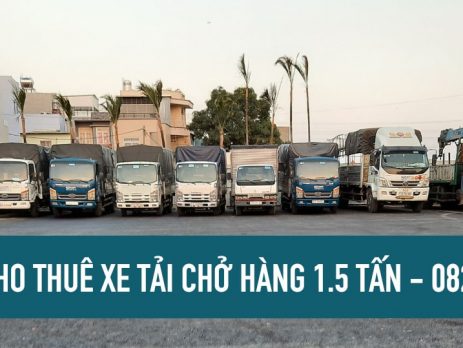 Xe tải chở hàng 1.5 tấn cho thuê tại TPHCM
