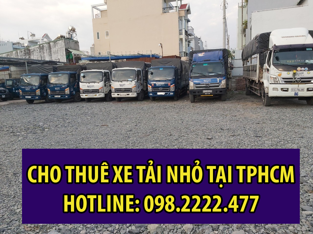 Chở hàng thuê xe tải nhỏ tại công ty vận tải Lâm Sang