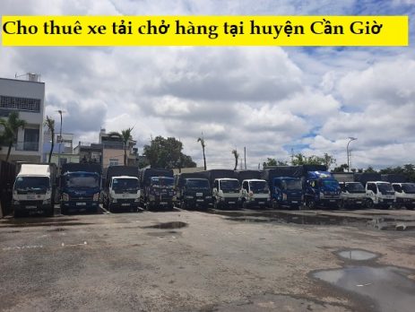 Cho thuê xe tải chở hàng huyện Cần Giờ