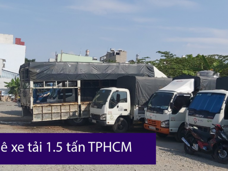 Xe tải 1.5 tấn chở hàng tại TPHCM