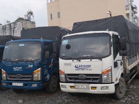 Cho thuê xe tải chở hàng 6m vào thành phố ban ngày
