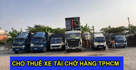 Dịch vụ cho thuê xe tải chở hàng giá rẻ tphcm