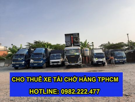 Dịch vụ cho thuê xe tải chở hàng giá rẻ tphcm