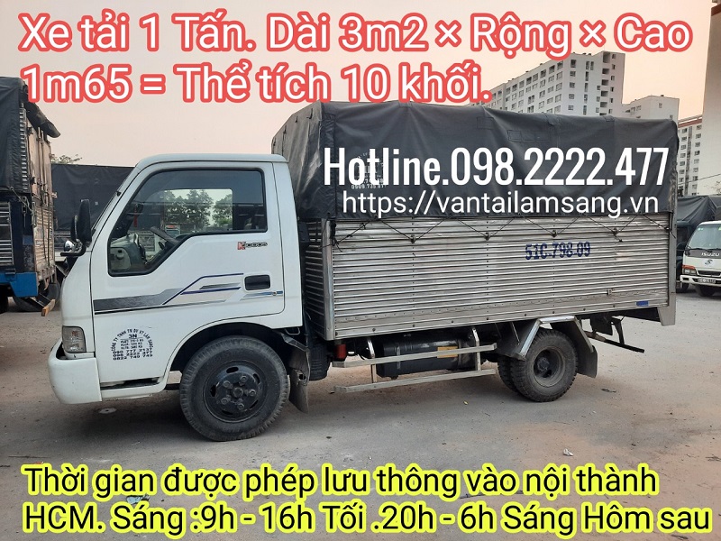 Cho thuê xe tải 1 tấn giá rẻ tại TPHCM – Dọn Nhà 247