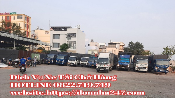 Cho thuê xe tải chở hàng giá rẻ - uy tín tại tphcm
