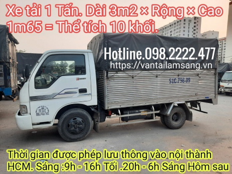 CÁCH ĐO LƯỜNG SỐ KHỐI XE TẢI